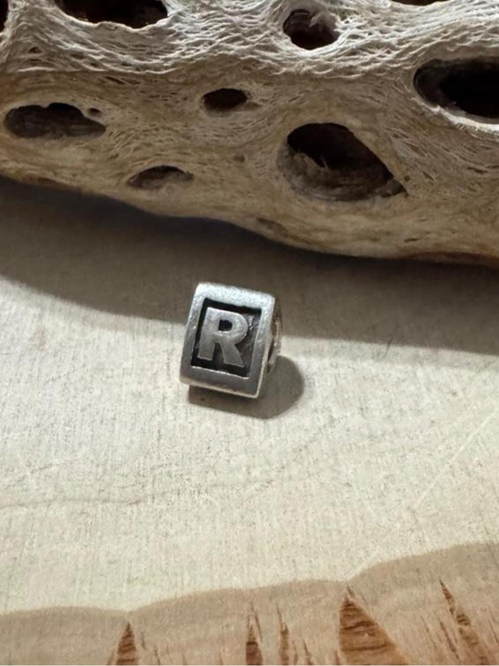 Pandora 925 Sterling Silver Initial R Letter Charm